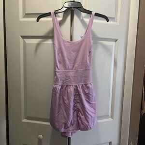 Avia Light Purple Activewear Romper Butter Soft Strappy